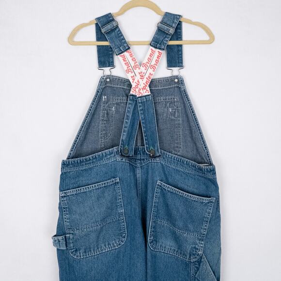 Pointer Brand Other - Vintage USA Made Denim Overalls POINTER BRAND Spell-Out Suspenders Men's *40x29*